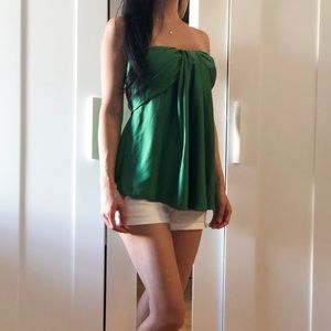 Moda International Emerald Green Tube Top